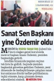 SANAT SEN BAŞKANI YİNE &Ouml;ZDEMİR OLDU...