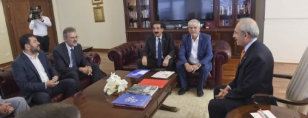KESK-DİSK-TMMOB-TTB'DE CHP'YE ZİYARET !