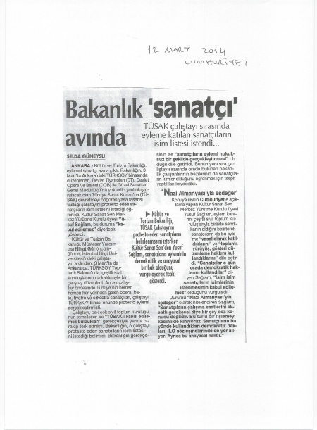 BAKANLIK SANAT&Ccedil;I AVINDA...