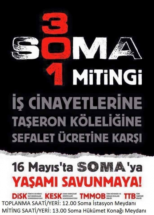 SOMA ANMA ve MİTİNG PROĞRAMI