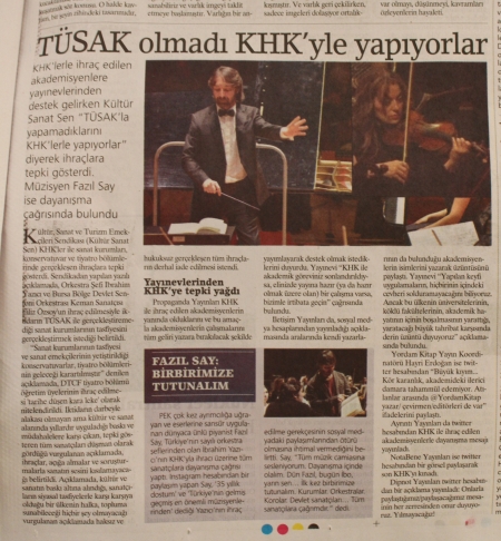 T&Uuml;SAK OLMADI KHK'YLE YAPIYORLAR