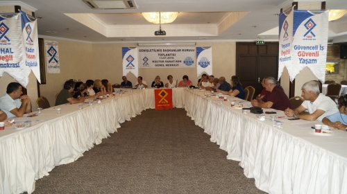 GENİŞLETİLMİŞ BAŞKANLAR KURULU TOPLANTISI