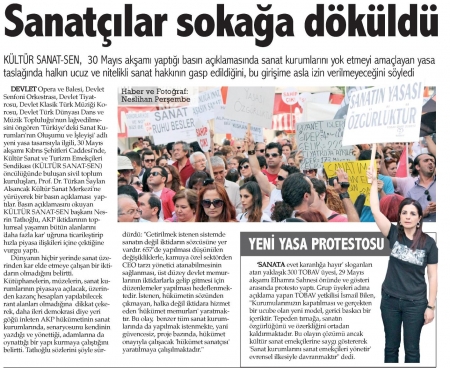 SANAT&Ccedil;ILAR SOKAĞA D&Ouml;K&Uuml;LD&Uuml;