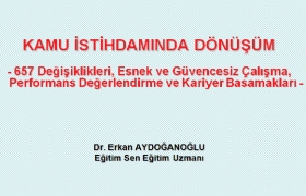 KAMU İSTİHDAMINDA D&Ouml;N&Uuml;Ş&Uuml;M