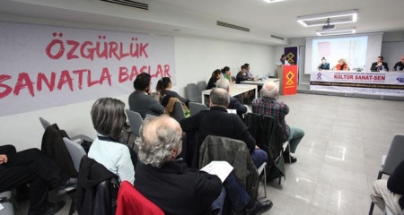 SANATA M&Uuml;DAHALELERE KARŞI M&Uuml;CADELEYE...