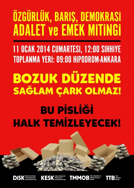 &Ouml;ZG&Uuml;RL&Uuml;K,BARIŞ,DEMOKRASİ,ADALET VE EMEK MİTİNGİ...