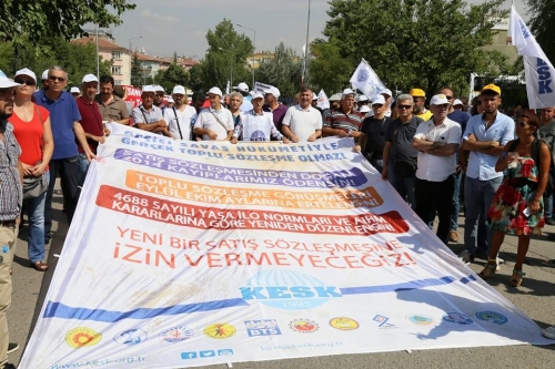 YENİ BİR SATIŞ S&Ouml;ZLEŞMESİ İSTEMİYORUZ DEDİK,KARŞILIĞI GAZ COP G&Ouml;ZALTI OLDU