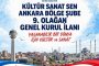 KÜLTÜR SANAT – SEN İSTANBUL BÖLGE ŞUBE 9.OLAĞAN GENEL KURUL İLANI